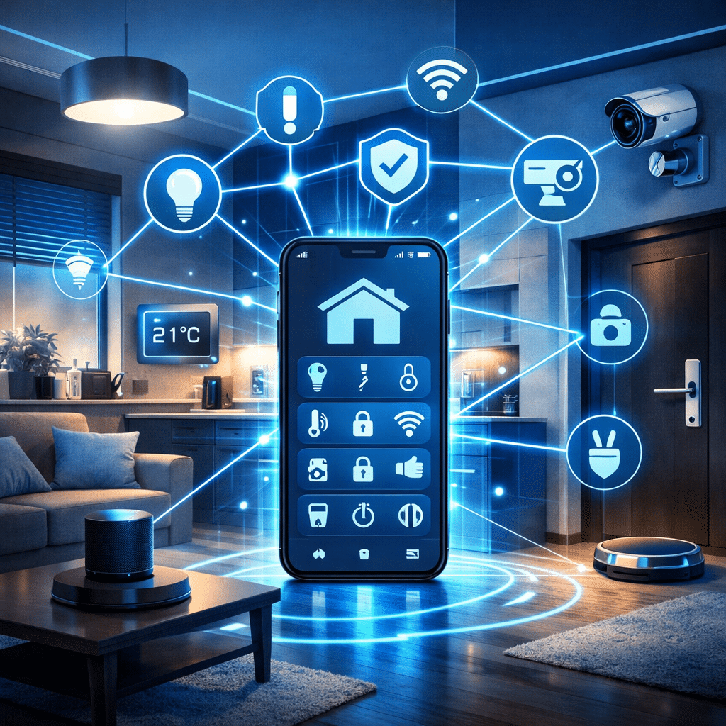 Technologies domotiques et usages connectés au quotidien — réalisations électrique en Normandie