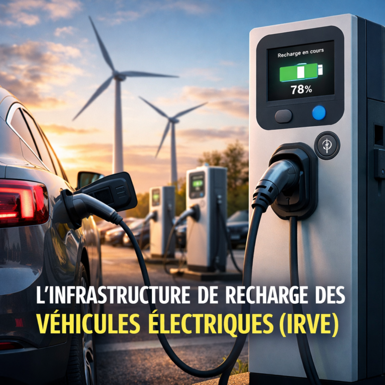 Réalisation électrique en Normandie : installation IRVE avec borne de recharge pour véhicule électrique et protections dédiées.